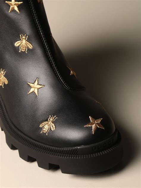 gucci shoes star|gucci star and bee boots.